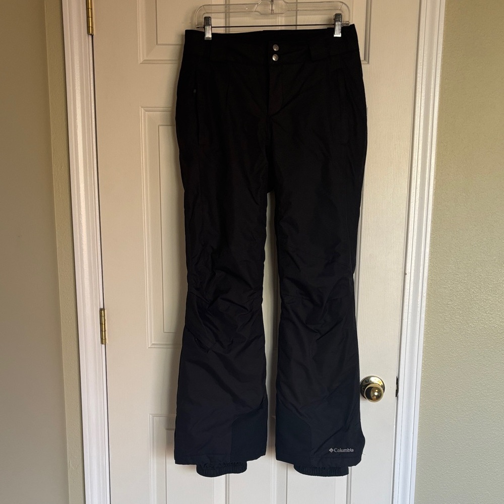 Columbia Black Insulated Ski Pants with Gaiters